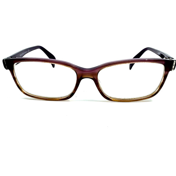 GIORGIO ARMANI GA814 R3Y Eyeglasses Frame Italy 52-15-135 Purple/Brown H9781 - Picture 1 of 7